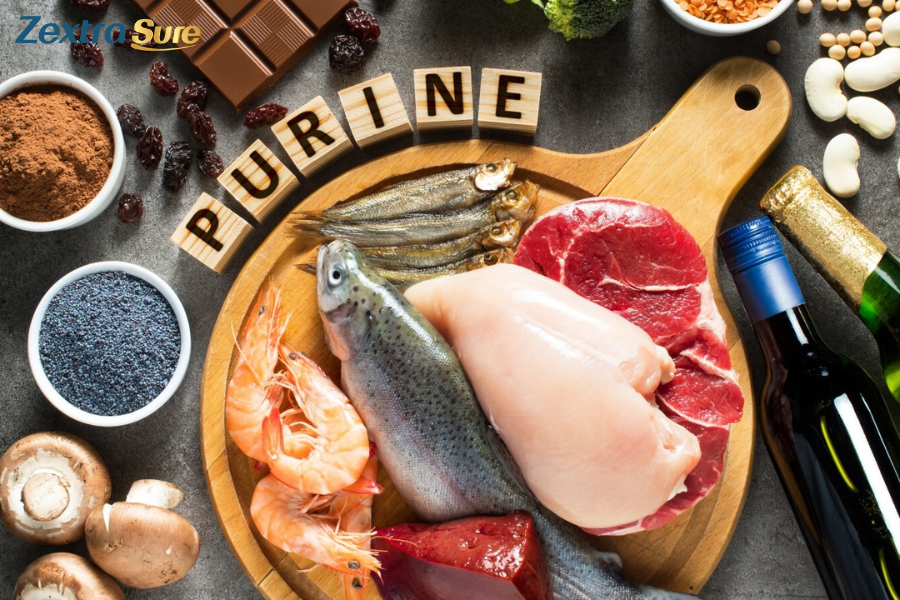 You should limit foods high in purines